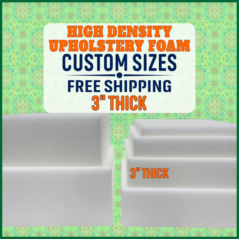 3 Thick High Density Upholstery Foam Custom Sizes MakerPlace By 3 thick high density upholstery foam custom sizes makerplace by